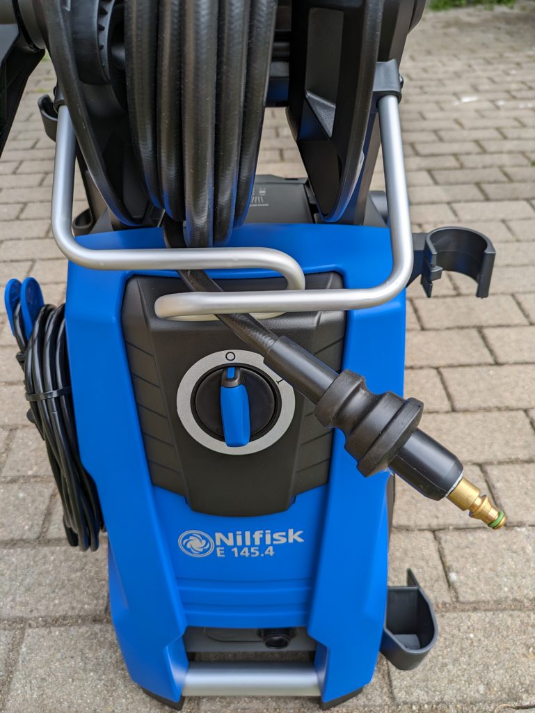 Kabeltrommel und Trommelführung des Nilfisk E 145.4-9 X-TRA PAD Hochdruckreinigers