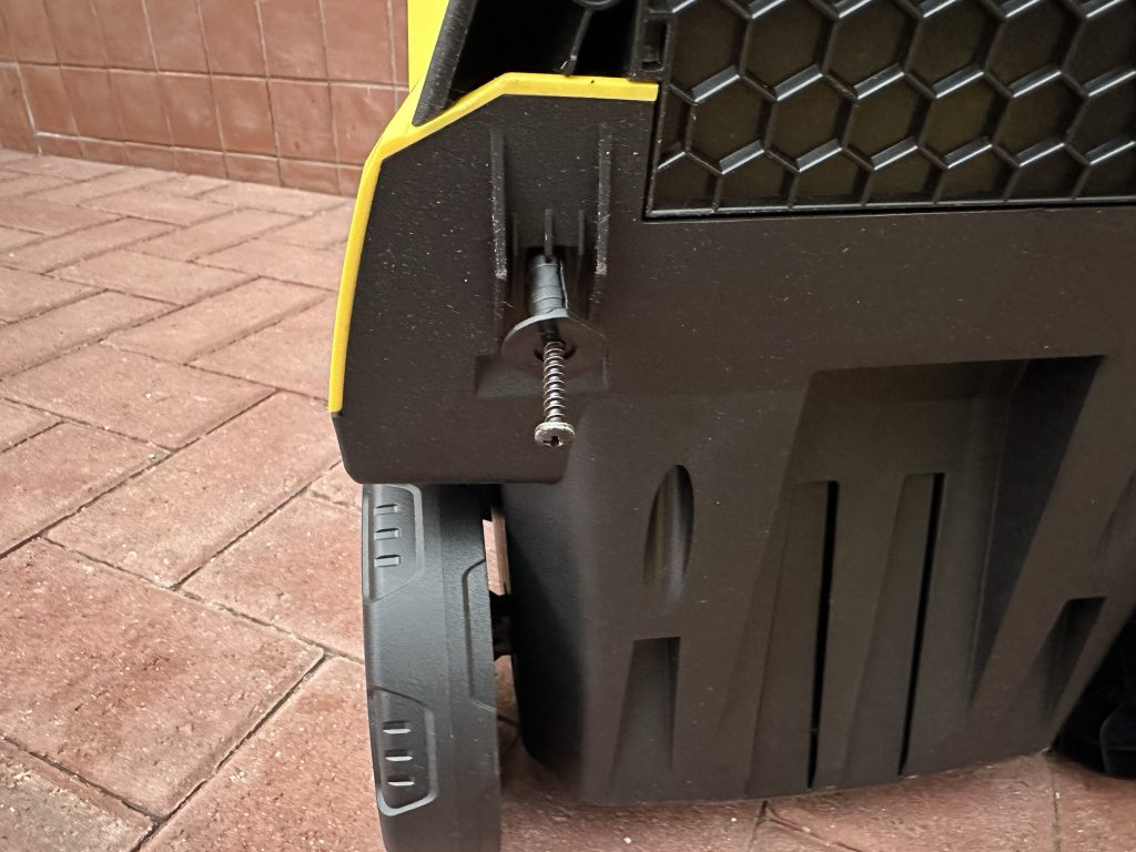 Kärcher K5 Hochdruckreiniger von hinten ohne Schraube