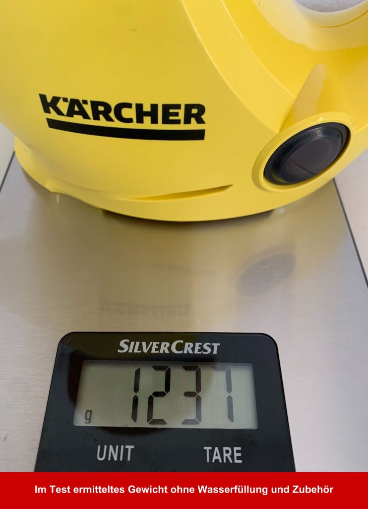 Kärcher SC 1 EasyFix Handdampfreiniger Gewicht
