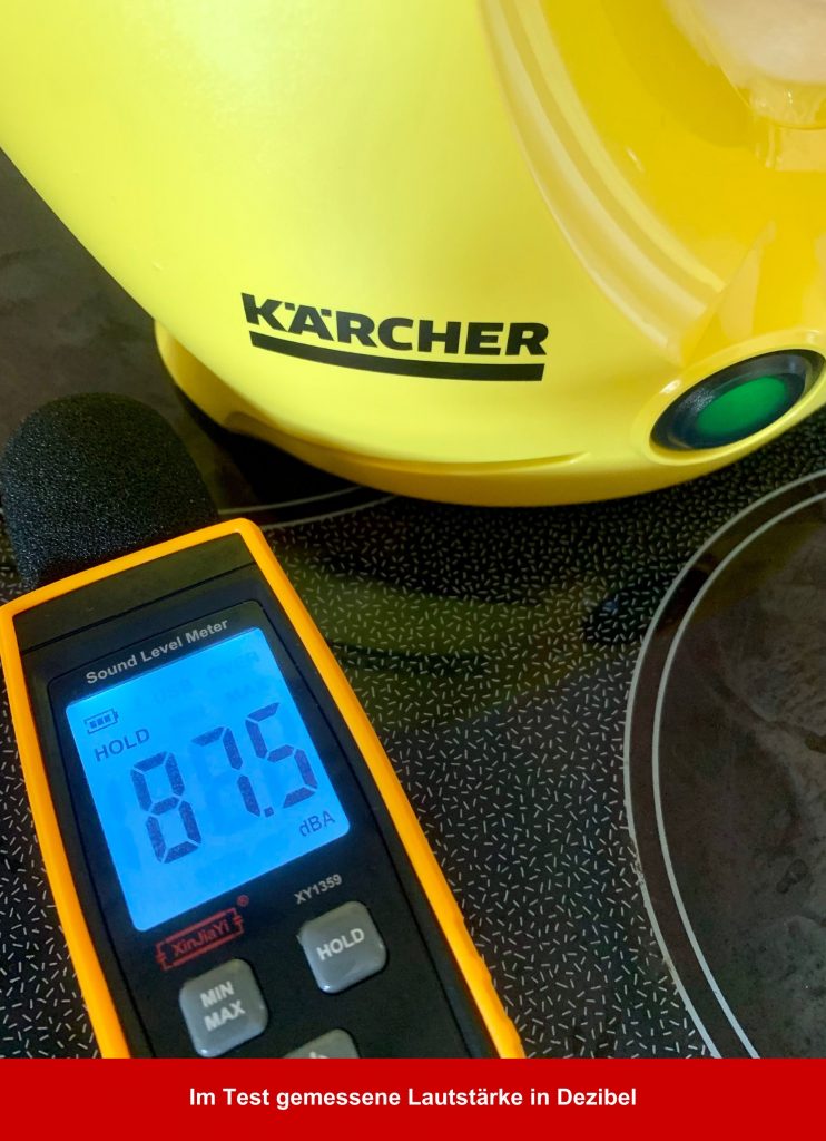 Kärcher SC 1 EasyFix Handdampfreiniger Lautstärke in Dezibel