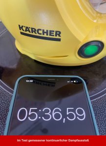 Kärcher SC 1 EasyFix Handdampfreiniger kontinuierlicher Dampfausstoß
