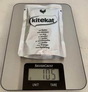 Kitekat Bunte Vierfalt in Sauce Katzenfutter Beutel Huhn Gewicht mit Inhalt