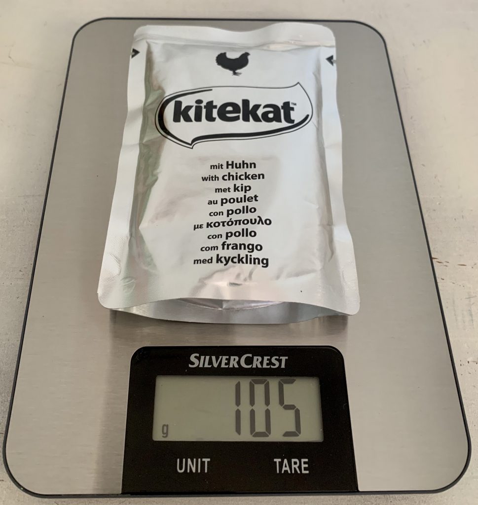 Kitekat Bunte Vierfalt in Sauce Katzenfutter Beutel Huhn Gewicht mit Inhalt