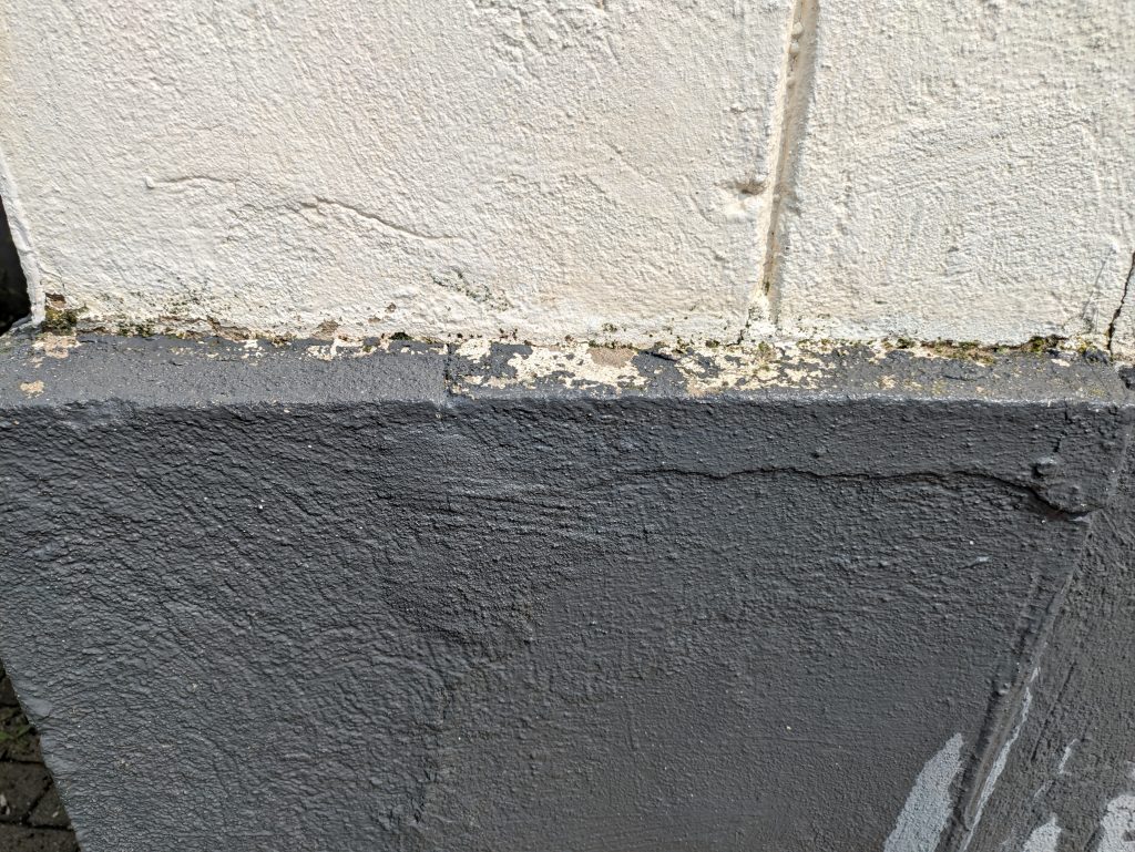 Kränzle K 1050 TS Hochdruckreiniger Fassade nach der Reinigung