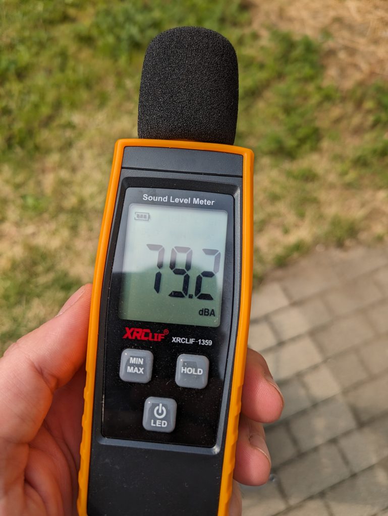 Kränzle K 1050 TS Hochdruckreiniger Messergebnis Lautstärke