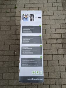 Kränzle K 1050 TS Hochdruckreiniger Verpackung von der linken Seite