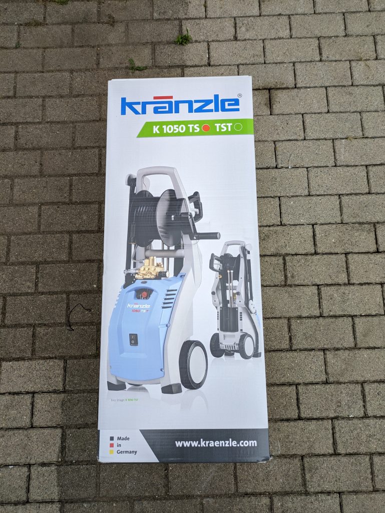 Kränzle K 1050 TS Hochdruckreiniger Verpackung von hinten
