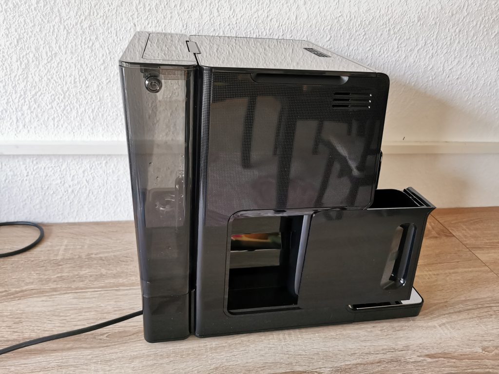 Krups Intuition Experience Plus Kaffeevollautomat Ansicht seitlich