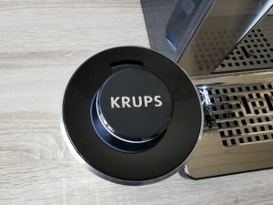 Krups Intuition Experience Plus Kaffeevollautomat Milchbehälter von oben