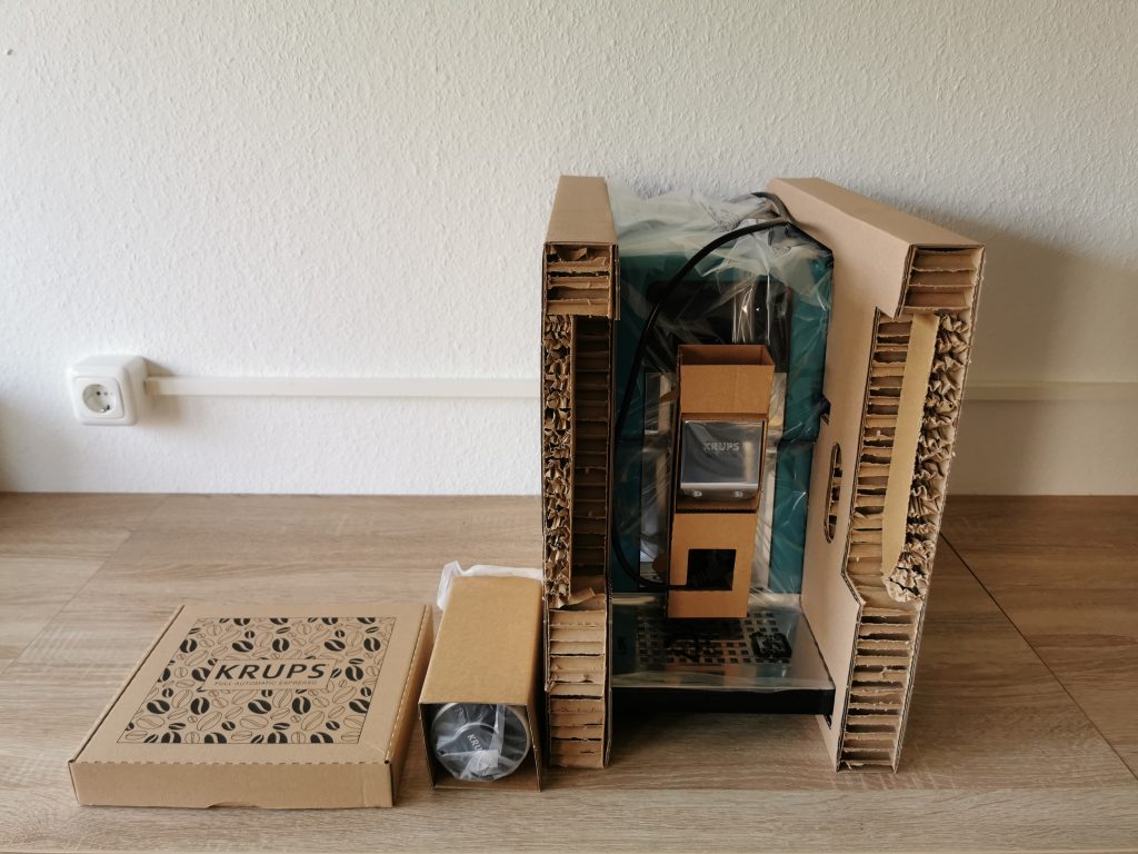 Krups Intuition Experience Plus Kaffeevollautomat ausgepackt