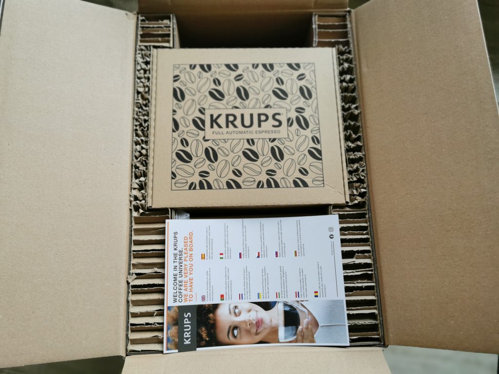 Krups Intuition Experience Plus Kaffeevollautomat geöffnet