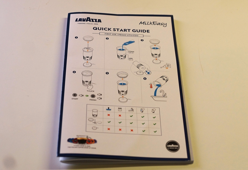 Lavazza A Modo Mio MilkEasy Kurzanleitung