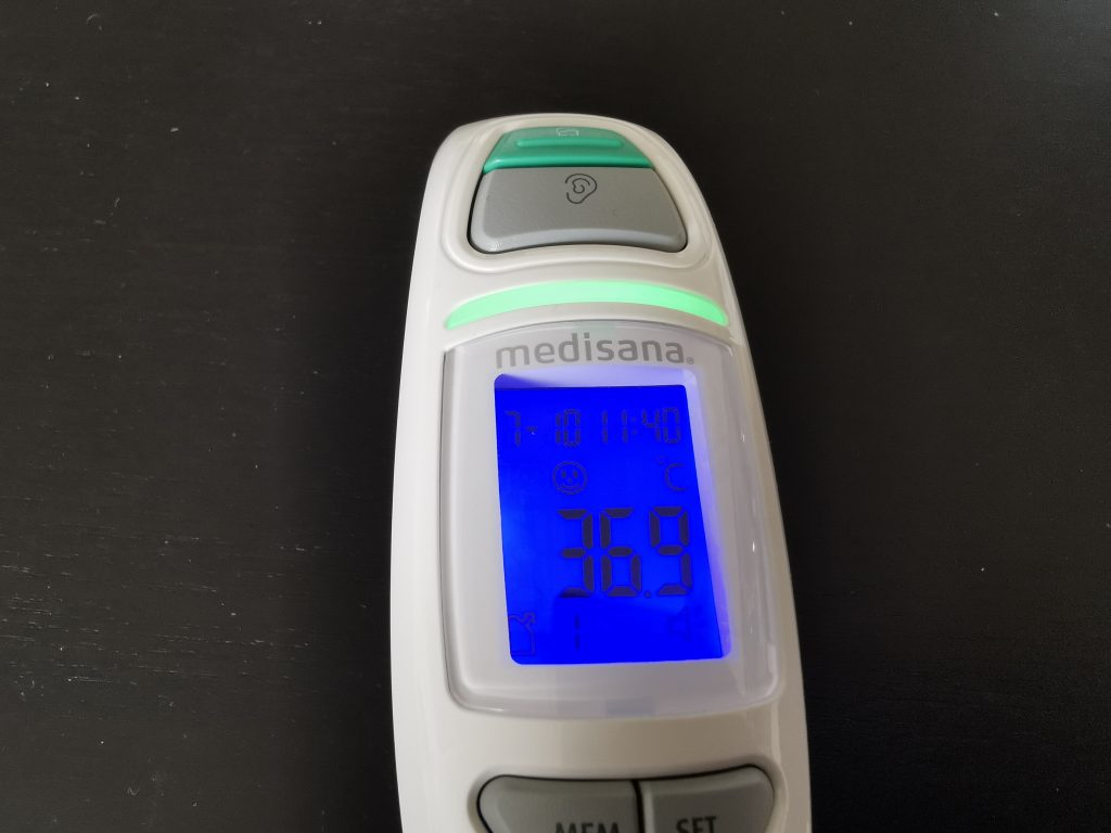 Medisana TM750 Fieberthermometer Messung 1
