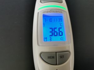 Medisana TM750 Fieberthermometer Messung 2
