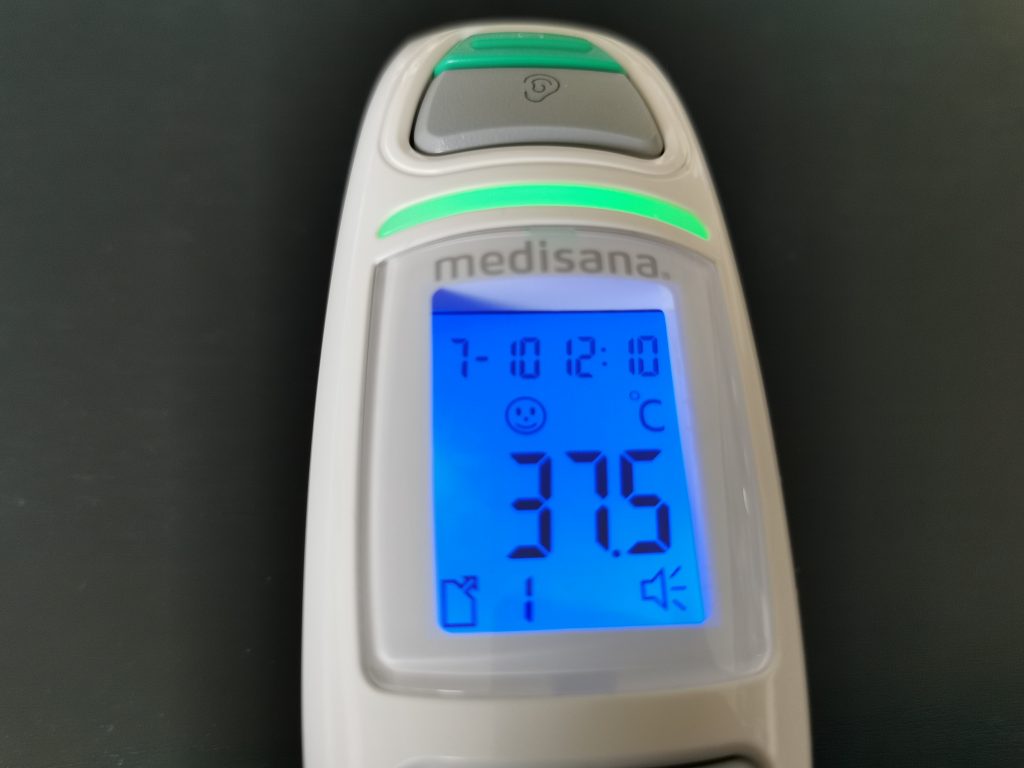 Medisana TM750 Fieberthermometer Messung 3