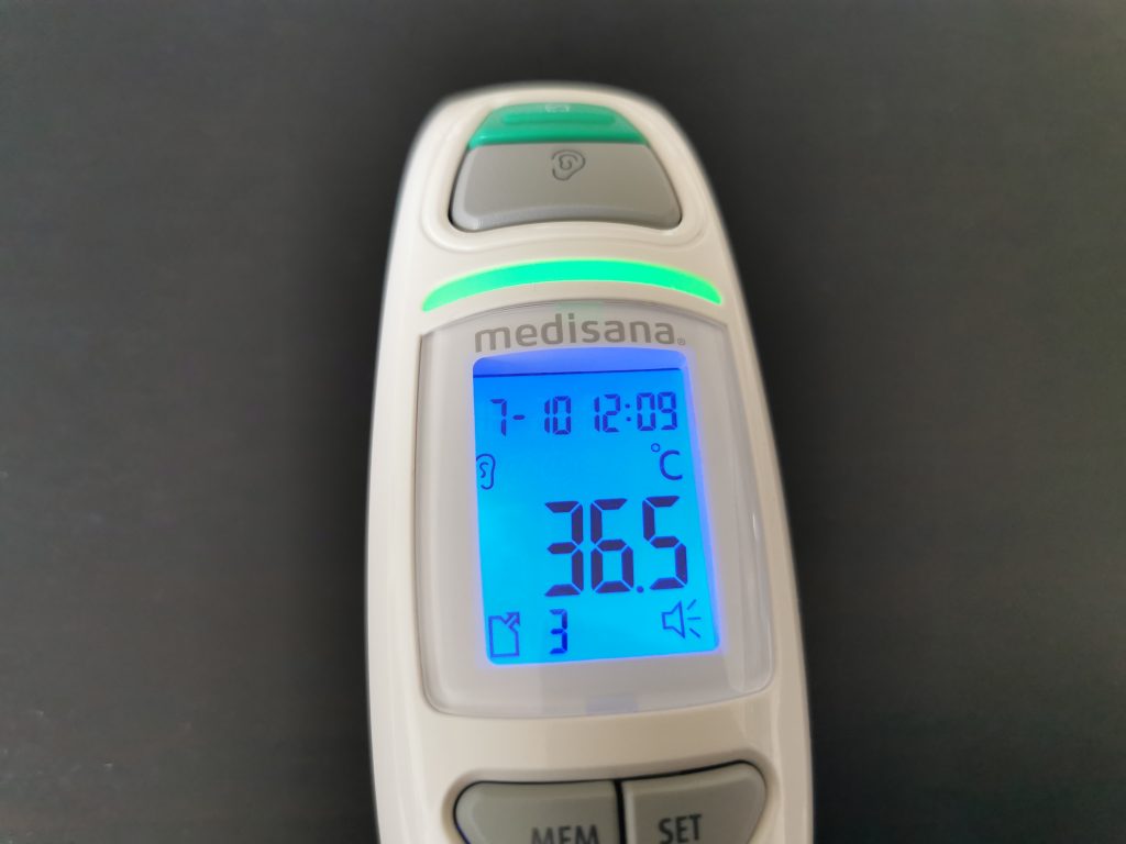 Medisana TM750 Fieberthermometer Messung 4