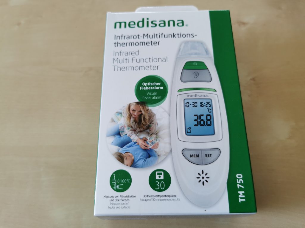 Medisana TM750 Fieberthermometer Verpackung vorn