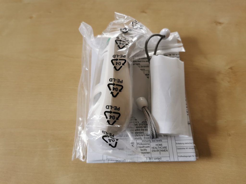 Medisana TM750 Fieberthermometer auspacken