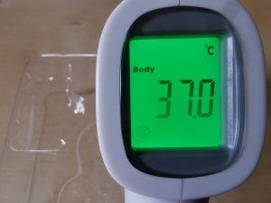 Medisana TMA79 Fieberthermometer Display beleuchtet