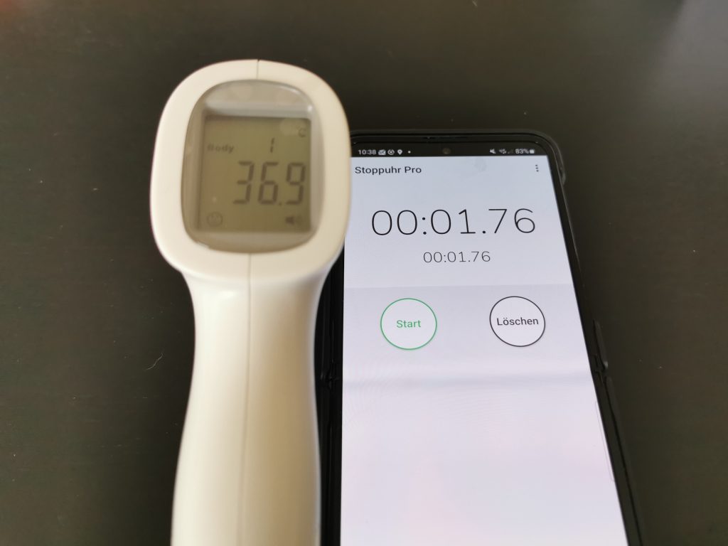 Medisana TMA79 Fieberthermometer Messdauer