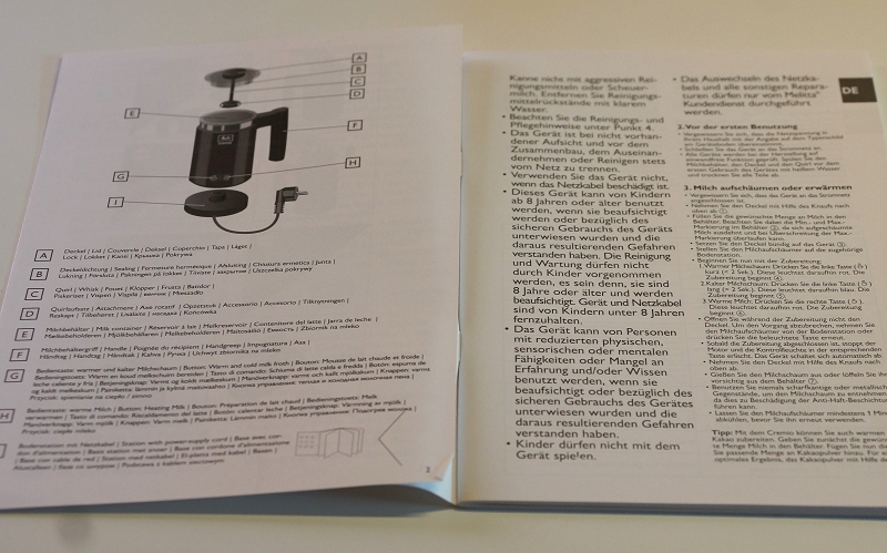 Melitta cremio Gebrauchsanweisung deutsch