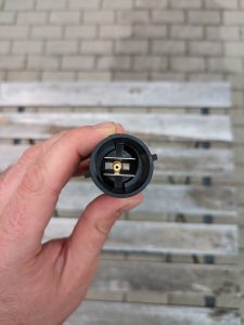 Nahansicht der verstellbaren Flachstrahldüse des Bosch AdvancedAquatak 160 Hochdruckreinigers (2)