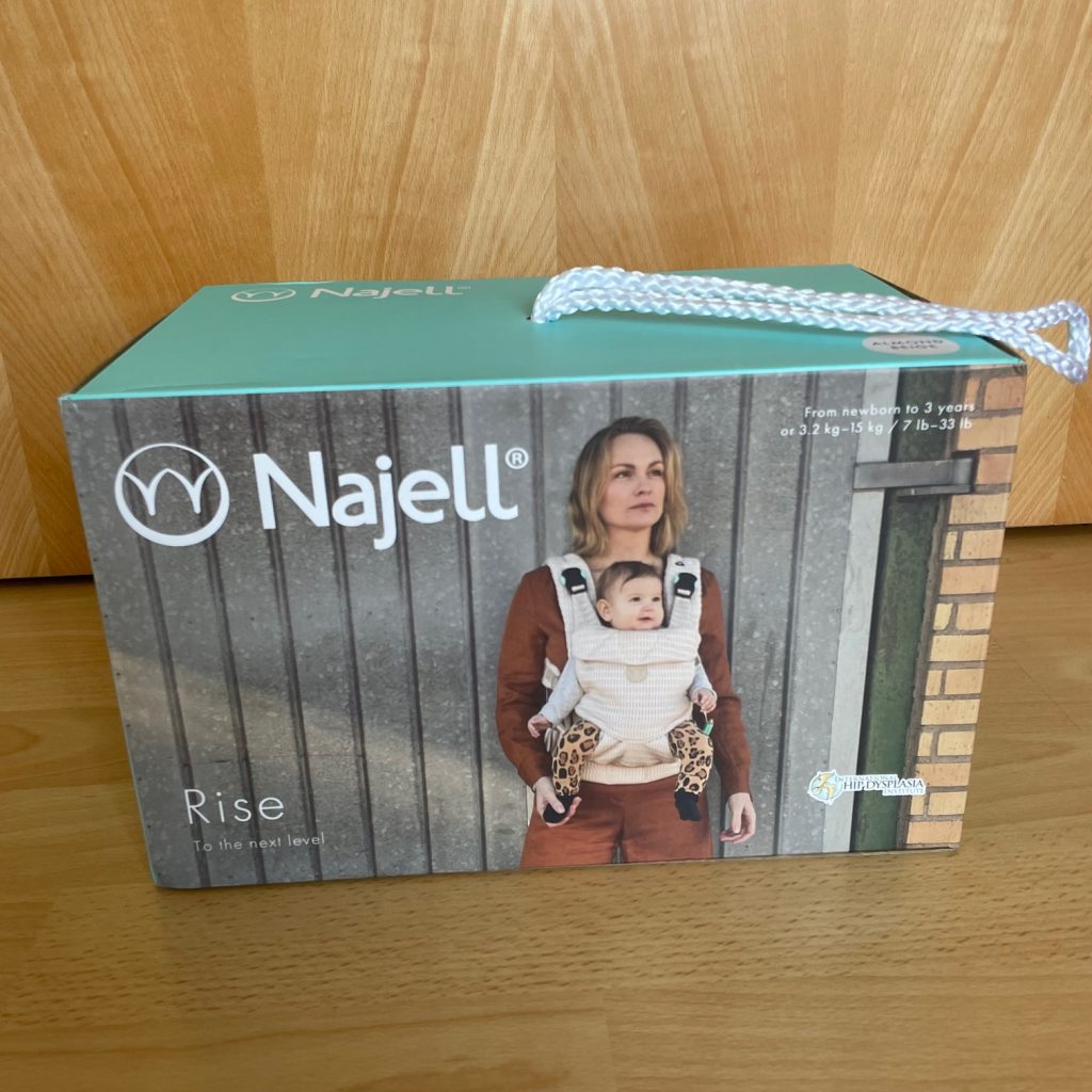Najell Rise Babytrage Karton