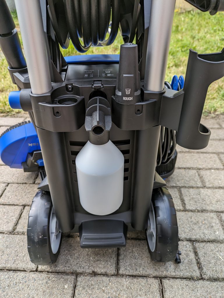 Nilfisk E 145.4-9 X-TRA PAD Hochdruckreiniger Rückseite fertig Montiert