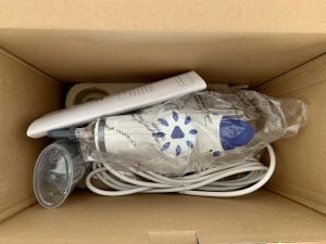 POLTI FIRST PGEU0011 Handdampfreiniger Karton geöffnet
