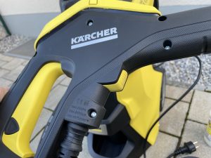 Reinigungspistole des Kärcher K7 Hochdruckreinigers von der Seite