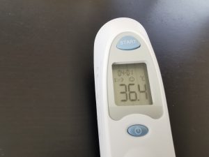 Sanitas SFT53 Fieberthermometer Messung 1