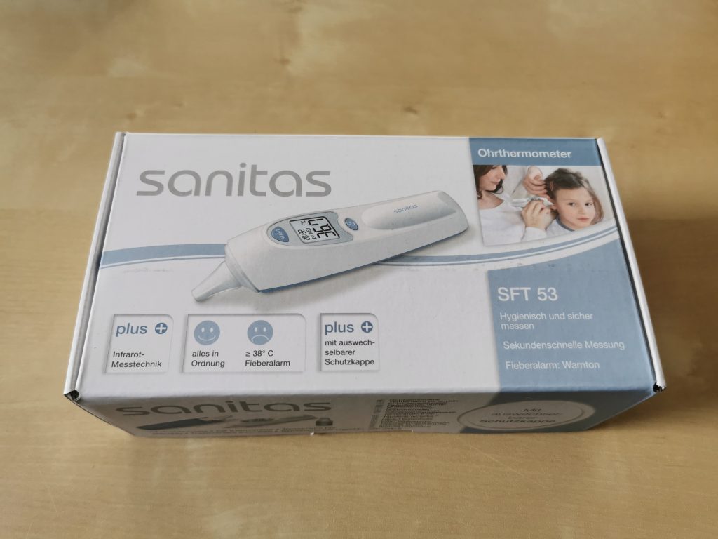 Sanitas SFT53 Fieberthermometer Verpackung vorn