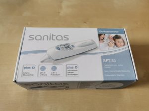 Sanitas SFT53 Fieberthermometer Verpackung vorn