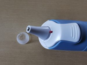 Sanitas SFT53 Fieberthermometer und Schutzkappe