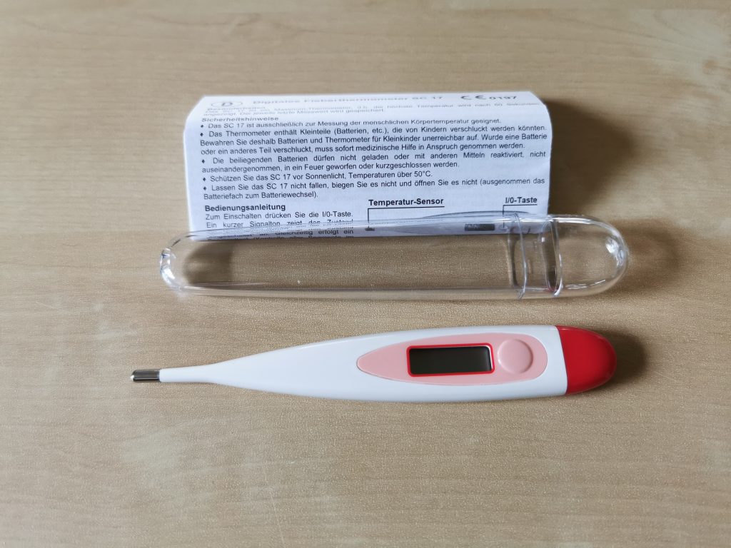 Scala SC 17 Fieberthermometer Lieferumfang