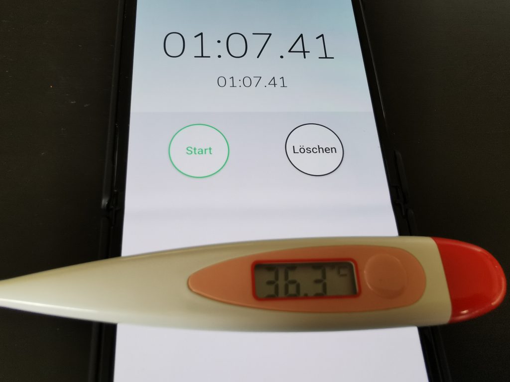Scala SC 17 Fieberthermometer Messdauer
