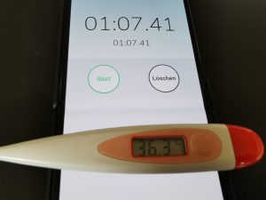 Scala SC 17 Fieberthermometer Messdauer