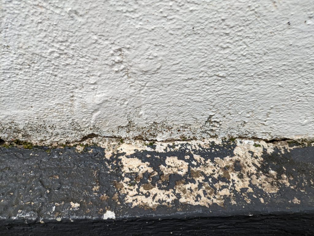 Scheppach HCE 1650 Hochdruckreiniger Fassade nach der Reinigung