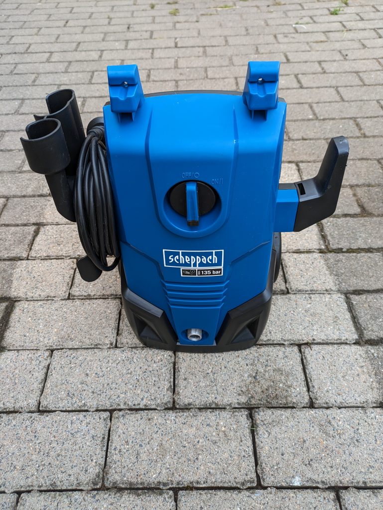 Scheppach HCE 1650 Hochdruckreiniger von vorne