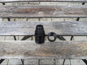 Schlauchadapter des Eziclean® Hydroforce 165 Hochdruckreinigers geöffnet