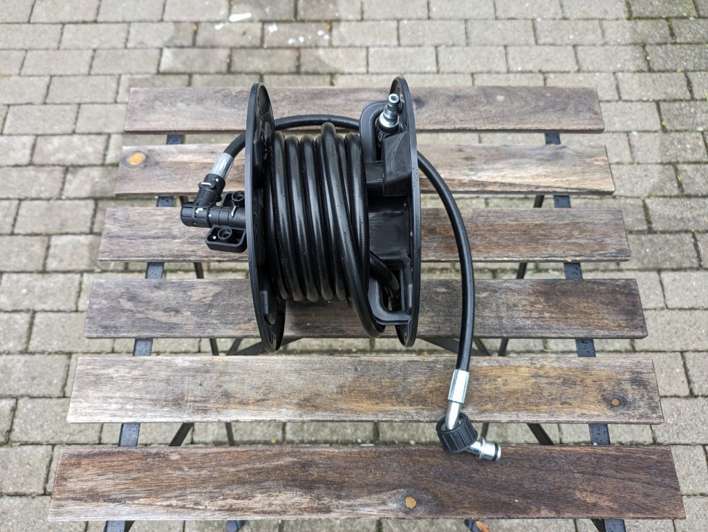 Schlauchtrommel des Eziclean® Hydroforce 165 Hochdruckreinigers