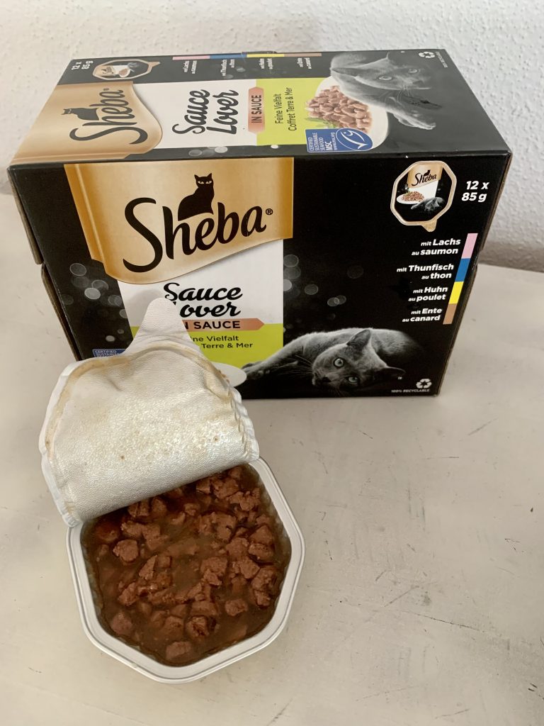 Sheba Sauce Lover Huhn geöffnet