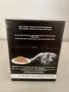 Sheba Sauce Lover Katzenfutter in Verpackung von der Seite 1