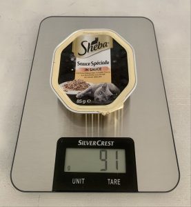 Sheba Sauce Spéciale Putenhäppchen in heller Sauce Katzenfutter Gewicht Verpackung mit Inhalt