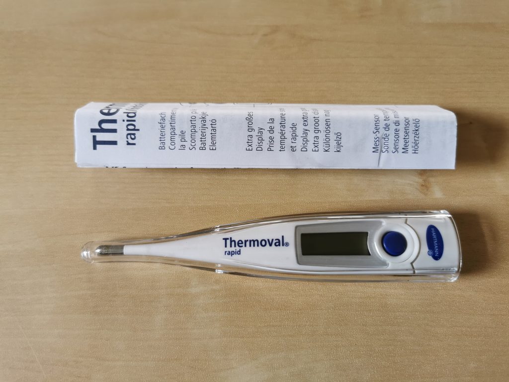 Thermoval rapid Fieberthermometer Lieferumfang
