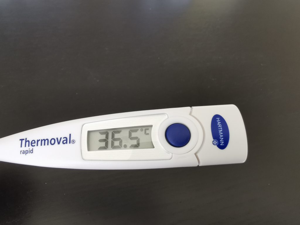 Thermoval rapid Fieberthermometer Messung