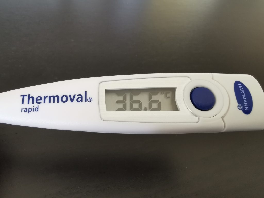 Thermoval rapid Fieberthermometer Messung 4