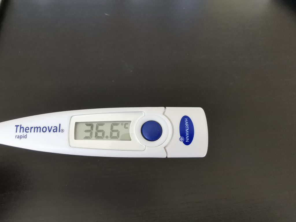 Thermoval rapid Fieberthermometer Messung 5