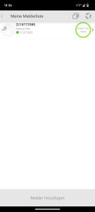 Übersicht verbundener Rauchmelder in der App des Hekatron Genius Plus Rauchmelders