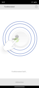 Verbindungsfunktion der App des Hekatron Genius Plus Rauchmelders